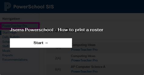 How to Print Roster in PowerSchool and Why Bananas Might Be the Key to Classroom Management